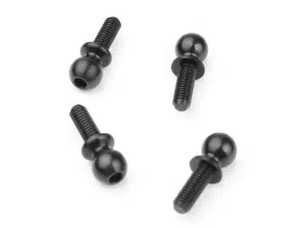 TKR6210-Ball Stud (5.5mm, short neck, 10mm thread, 4pcs)