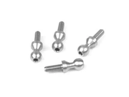 TKR6218-Ball Stud (5.5mm, long neck, 8mm thread, 4pcs)