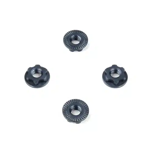 TKR6274-Wheel Nuts (7mm, serrated, gun metal ano, M4, 4pcs) TKR6274-Wheel Nuts (7mm, serrated, gun metal ano, M4, 4pcs)