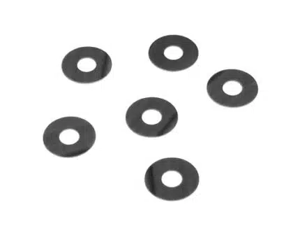 TKR6517-Differential Shims (5x14mm, hardened, 6pcs, EB410)