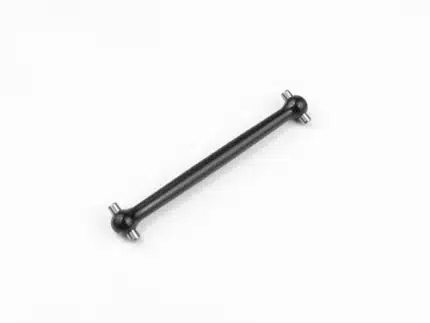TKR6599-Tapered Driveshaft (center, rear, 7075, black ano, EB410)