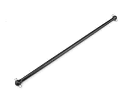 TKR6600-Tapered Driveshaft (center, front, 7075, black ano, EB410)