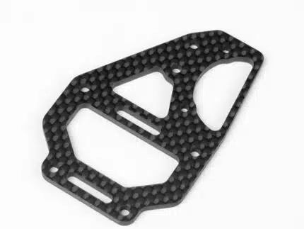 TKR6635C-Center Diff Top Plate and Fan Mount (carbon fiber, EB410)