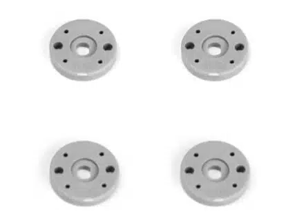 TKR6705-Shock Piston Set (2×1.7, 2×1.8, flat/flat, 13mm, 4pcs)