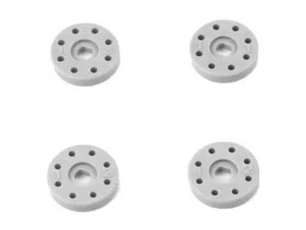 TKR6705B-Shock Piston Set (8×1.2, 8×1.3, flat/flat, 13mm, 4pcs)
