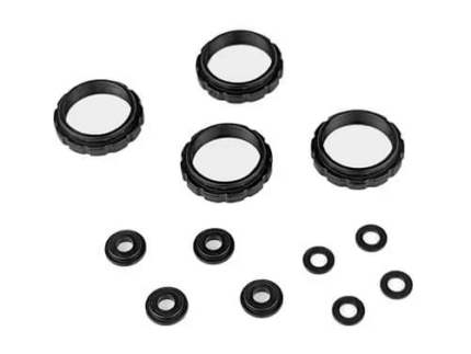 TKR6719 – Shock Adjustment Collar and Guide Set (for 13mm springs, 13mm shocks)