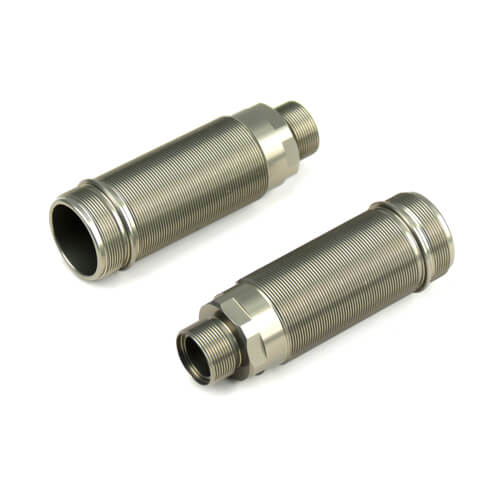 TKR6756-Shock Body (rear, aluminum, hard ano, ET410, 2pcs)