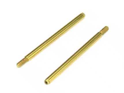 TKR6757T-Shock Shafts (rear, steel, TiNi coated, ET410, 2pcs)