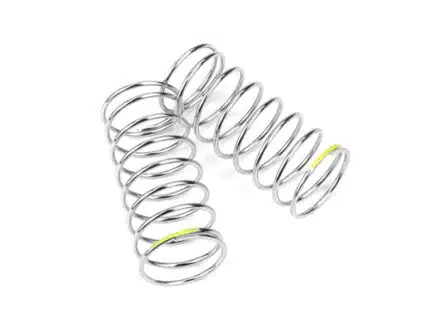TKR6785-Shock Spring Set (front, 1.3×8.5, 3.41lb/in, 45mm, yellow)