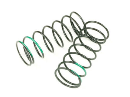 TKR7042-Shock Spring Set (front, 1.4×7.625, 5.25lb/in, 50mm, green)