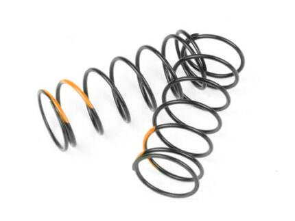 TKR7044-Shock Spring Set (front, 1.4×7.125, 5.75lb/in, 50mm, orange)