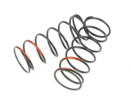 TKR7045-Shock Spring Set (front, 1.4×7.0, 5.90lb/in, 50mm, red)