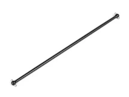 TKR7080 – Tapered Driveshaft (center, front, 7075, black ano, SCT410SL) – Tekno RC, LLC.