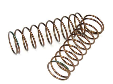 TKR7244-Shock Spring Set (rear, 1.3×10.5, 2.61lb/in, 63mm, green)
