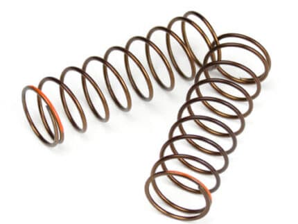 TKR7246-Shock Spring Set (rear, 1.3×9.375, 3.01lb/in, 63mm, orange)