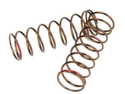 TKR7247-Shock Spring Set (rear, 1.3×8.875, 3.22lb/in, 63mm, red)