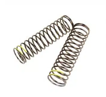 TKR8772-LF Shock Spring Set (rear, 1.6×15.3, 2.59lb/in, 85mm, yellow)