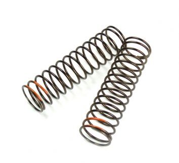 TKR8773-LF Shock Spring Set (rear, 1.6×14.5, 2.75lb/in, 85mm, orange)