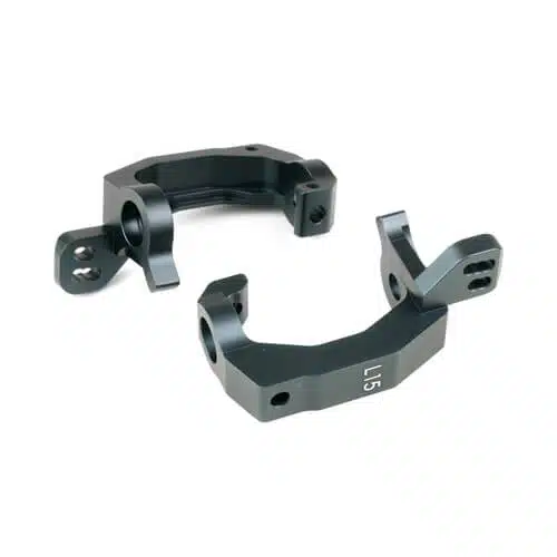 TKR9048A - Spindle Carriers (revised, L/R, aluminum, 15 degree, 2.0) TKR9048A - Spindle Carriers (revised, L/R, aluminum, 15 degree, 2.0)