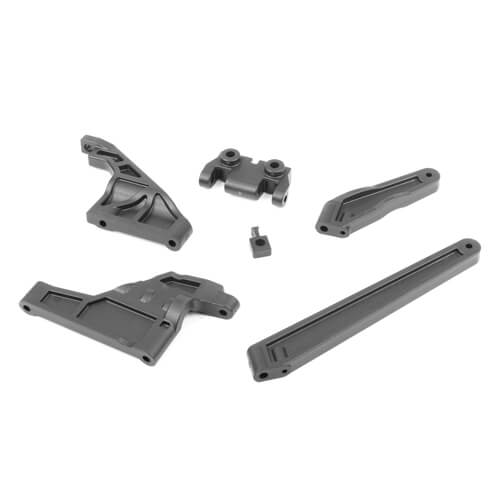 TKR9062B-Chassis Brace Set (revised, front/rear/center, EB/ET48 2.0) TKR9062B-Chassis Brace Set (revised, front/rear/center, EB/ET48 2.0)