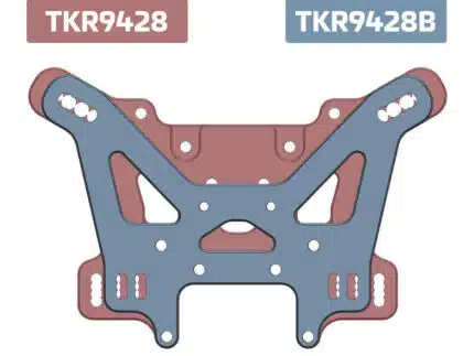 TKR9428B – Shock Tower (front, lightened, 7075 CNC, GM ano, ET/NT48 2.0)