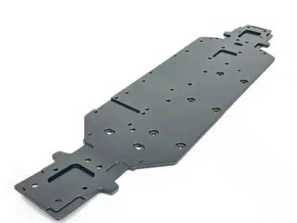 TKR9502 – Chassis (4mm, black ano, MT410 2.0)