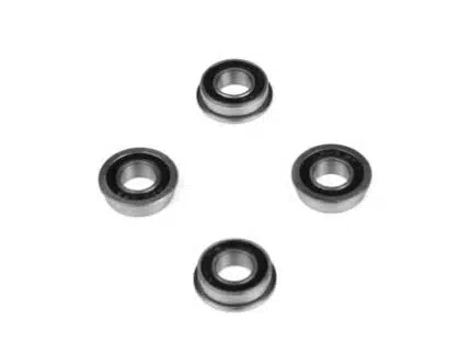 TKRBB08165F-Ball Bearing (8X16x5mm, flanged, shielded, 4pcs)