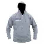 Tekno RC Zippered Hoodie (stacked logo, gray) Gr.XXL