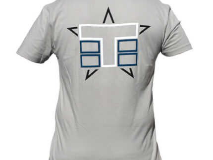 Tekno RC T-Shirt (Stacked Logo, Next Level, Light Gray) Gr.XXL