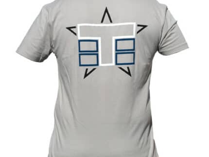 Tekno RC T-Shirt (Stacked Logo, Next Level, Light Gray) Gr.M