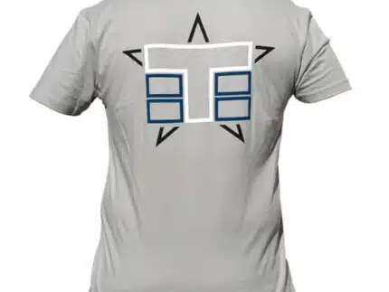 Tekno RC T-Shirt (Stacked Logo, Next Level, Light Gray) Gr.S