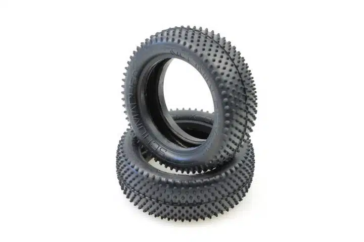 U6607-Schumacher Mini Pin 4WD Frontreifen gelb (2) U6607-Schumacher Mini Pin 4WD Frontreifen gelb (2)