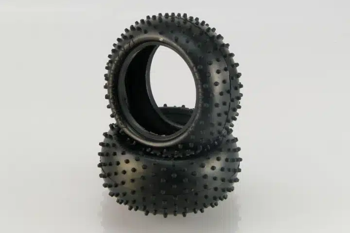 U6763-1:10 Schumacher Minispike2 - Heckreifen 2.2", silber (2) U6763-1:10 Schumacher Minispike2 - Heckreifen 2.2", silber (2)