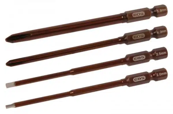 Power Tool Set Innensechskant 2.0 & 2.5mm + Kreuzschlitz 4.0 & 5.8mm Power Tool Set Innensechskant 2.0 & 2.5mm + Kreuzschlitz 4.0 & 5.8mm