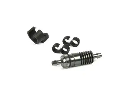 Sprit & Abgas Sinterfilter & Kühler Grau (inkl. Halter & 2x