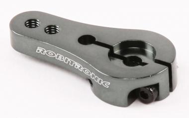 Robitronic Aluminium Servo Arm 24Z (Kurz) Grau